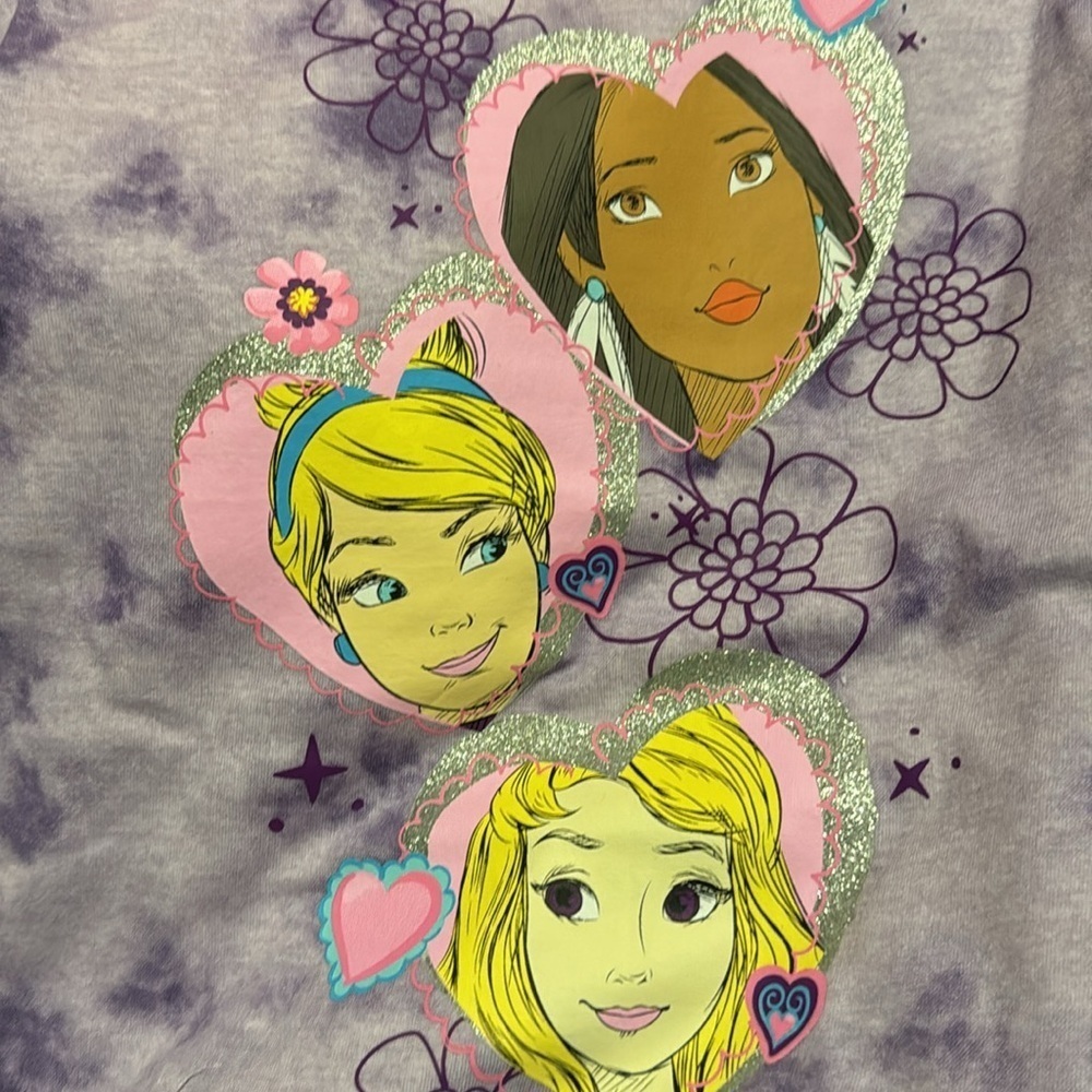 Disney Princess Kids' 4-pack Tee - Picture 7 of 9